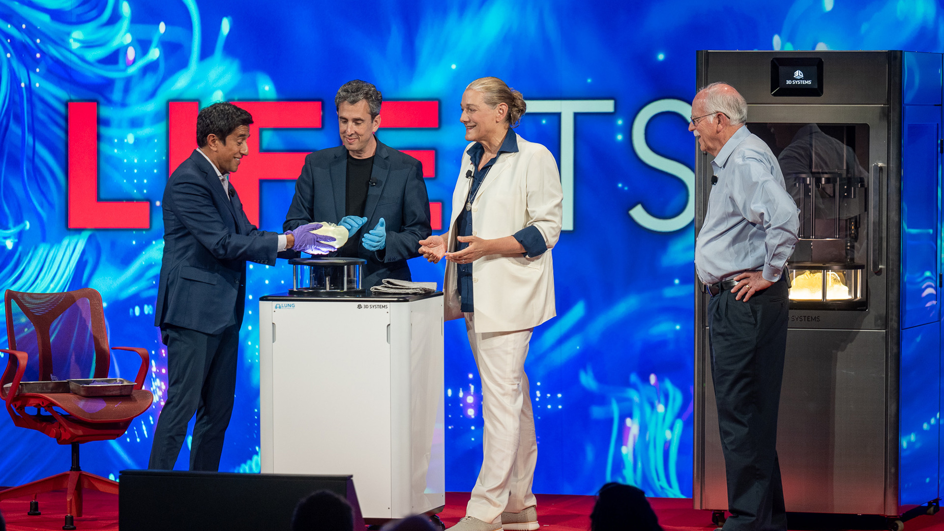 3D-printed lung scaffold at CNN Life Itself